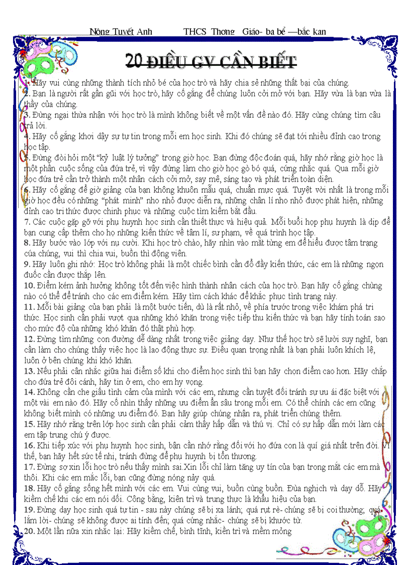 image for page Giao vien can biet