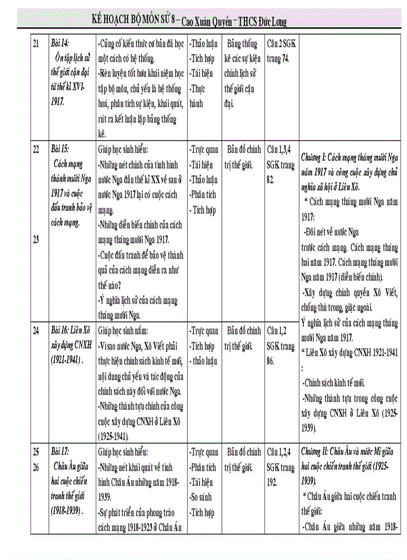 Ke hoach su 8 chuan ko can chinh