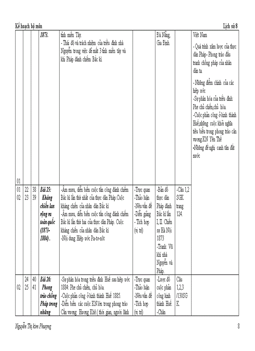 image for page KHBM Sử8 theo PPCT mới