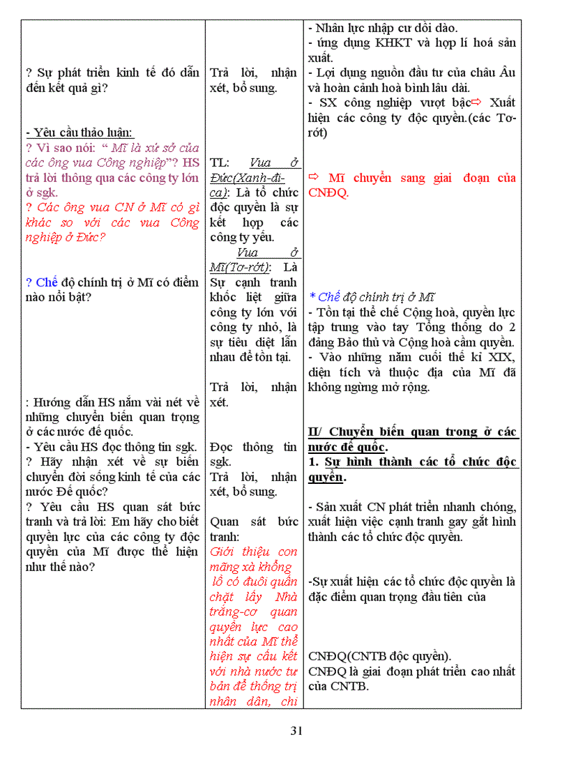 image for page Lịch Sử 8 Chuẩn KT 3 cột