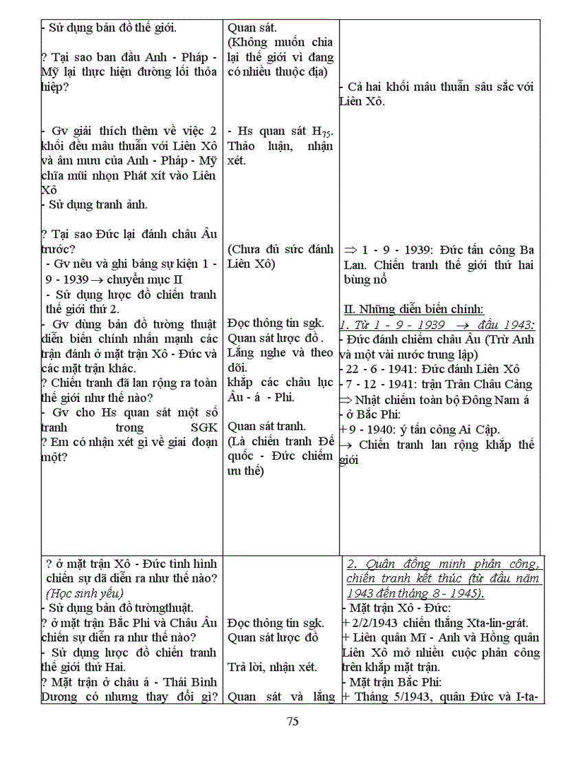 image for page Lịch Sử 8 Chuẩn KT 3 cột