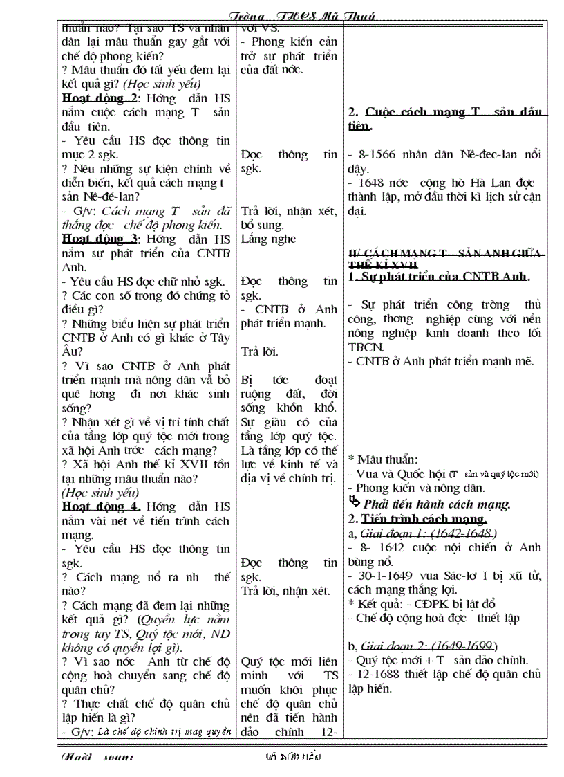 LỊCH SỬ 8HKI 3 cột thử xem