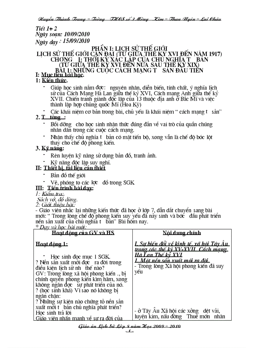 image for page Lịch sử lớp 8 tiết 1 2