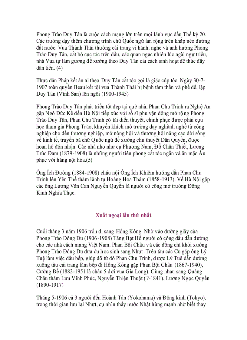 image for page Phan chu trinh cuộc đời và cách mạng