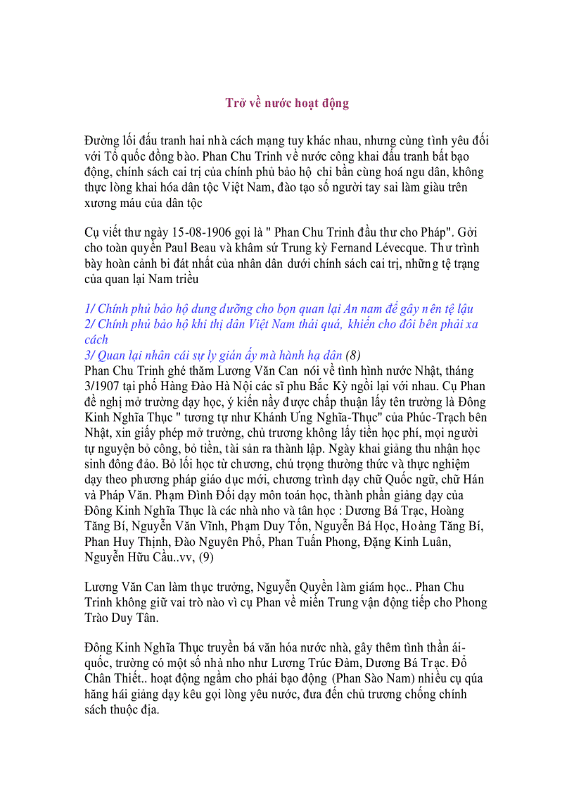 image for page Phan chu trinh cuộc đời và cách mạng