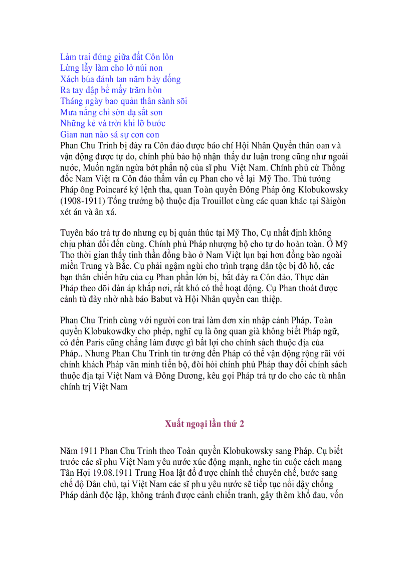 image for page Phan chu trinh cuộc đời và cách mạng