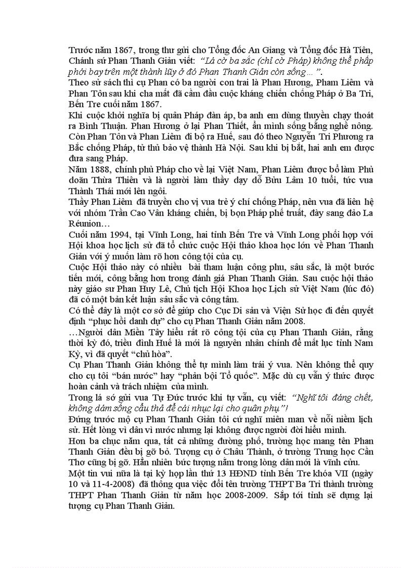 image for page Phan Thanh Giảng Nổi oan 150 năm