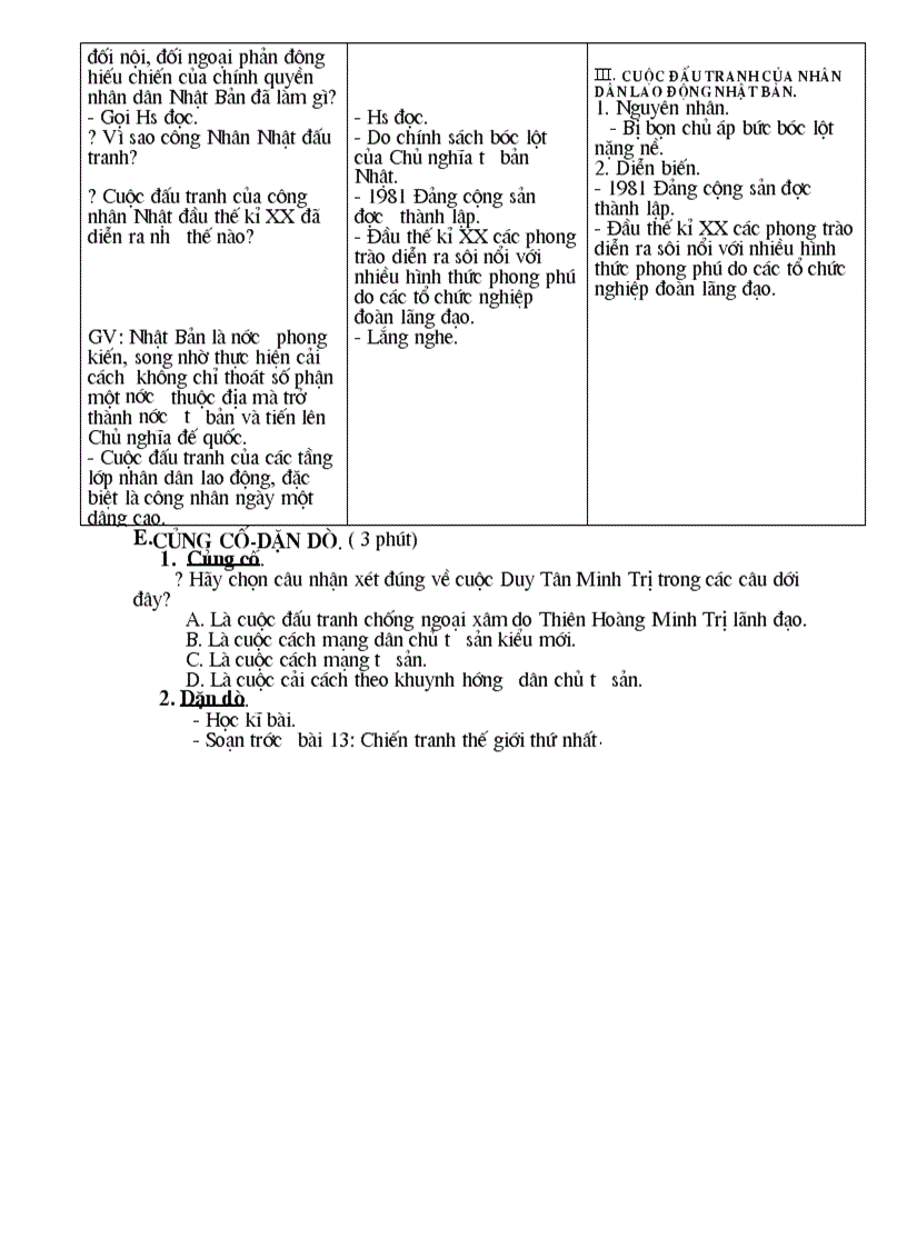 image for page Tiết 19 Nhật bản giứa thế kỉ XIX đầu thế kỉ XX