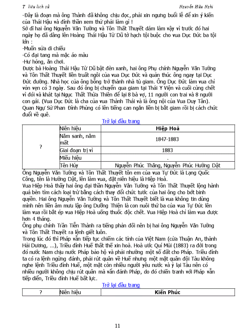 image for page Tóm tắt tiểu sử triều nguyễn