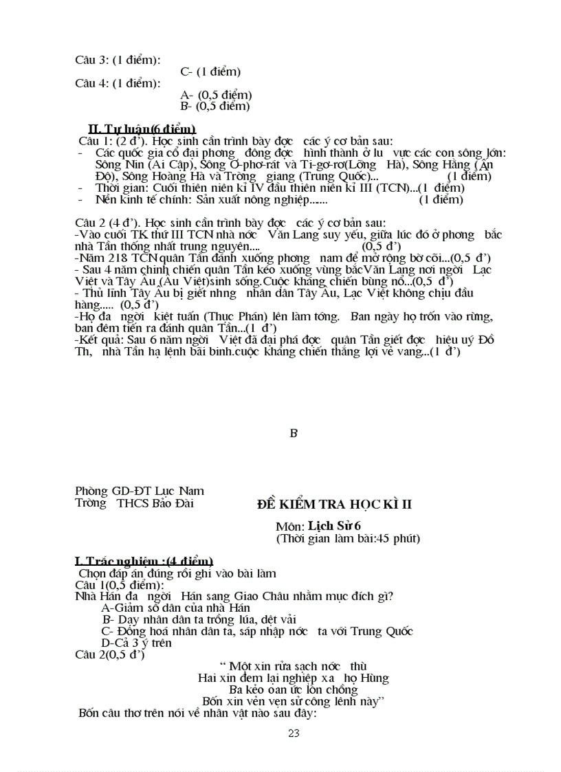 image for page Tổng hợp đề KT Sử 6 7 8 9