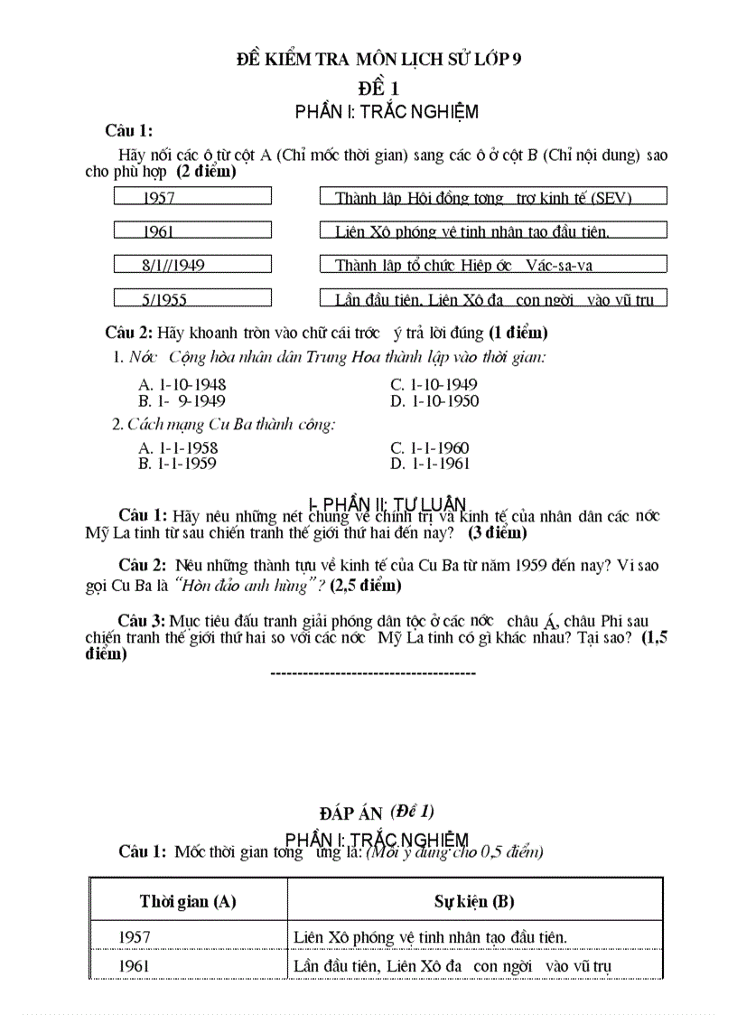 image for page 04 đề kiểm tra và đáp án mộn Lịch sử lớp 9