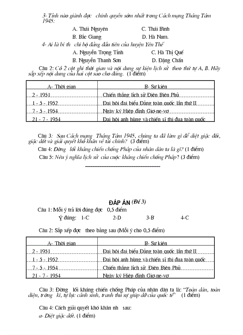 image for page 04 đề kiểm tra và đáp án mộn Lịch sử lớp 9