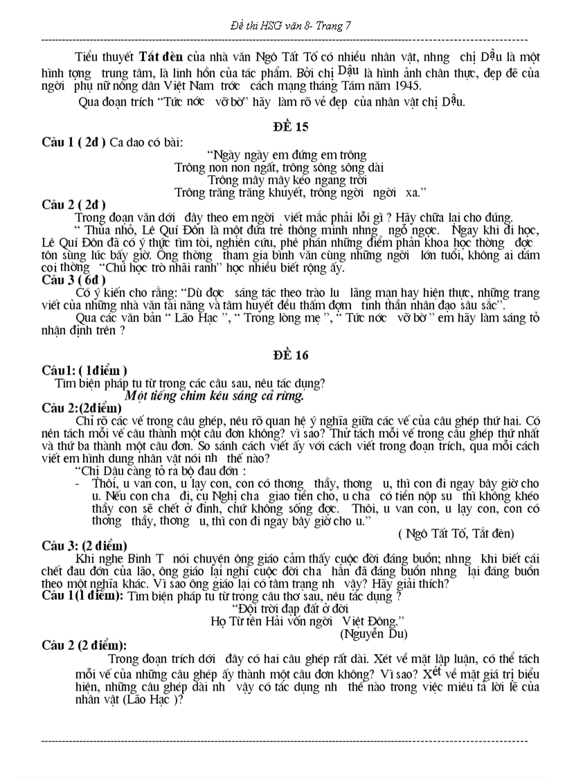 image for page 1 số đề van 8