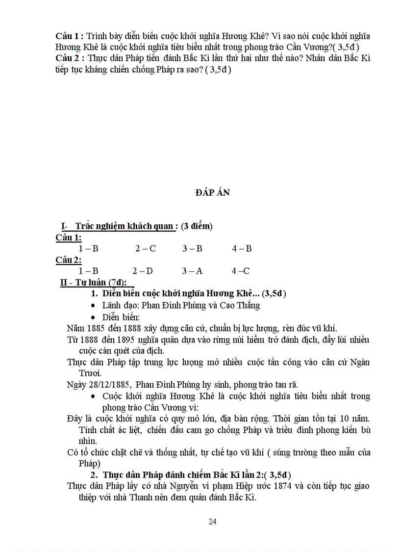 image for page 10 Đề Đáp án Sử vào THPT