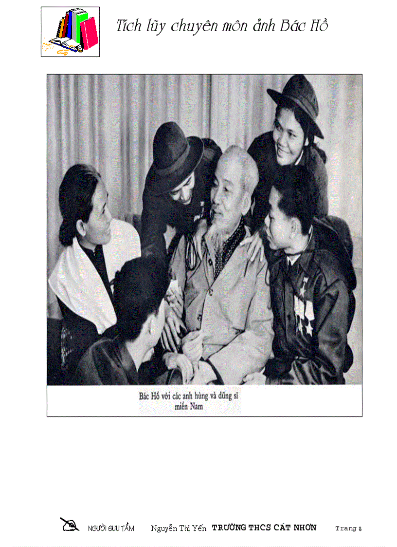 image for page Ảnh bác hồ với thiếu nhi vn
