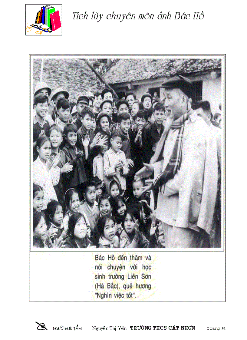 image for page Ảnh bác hồ với thiếu nhi vn