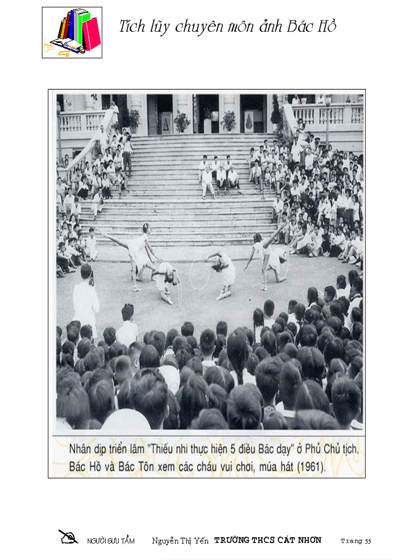 image for page Ảnh bác hồ với thiếu nhi vn