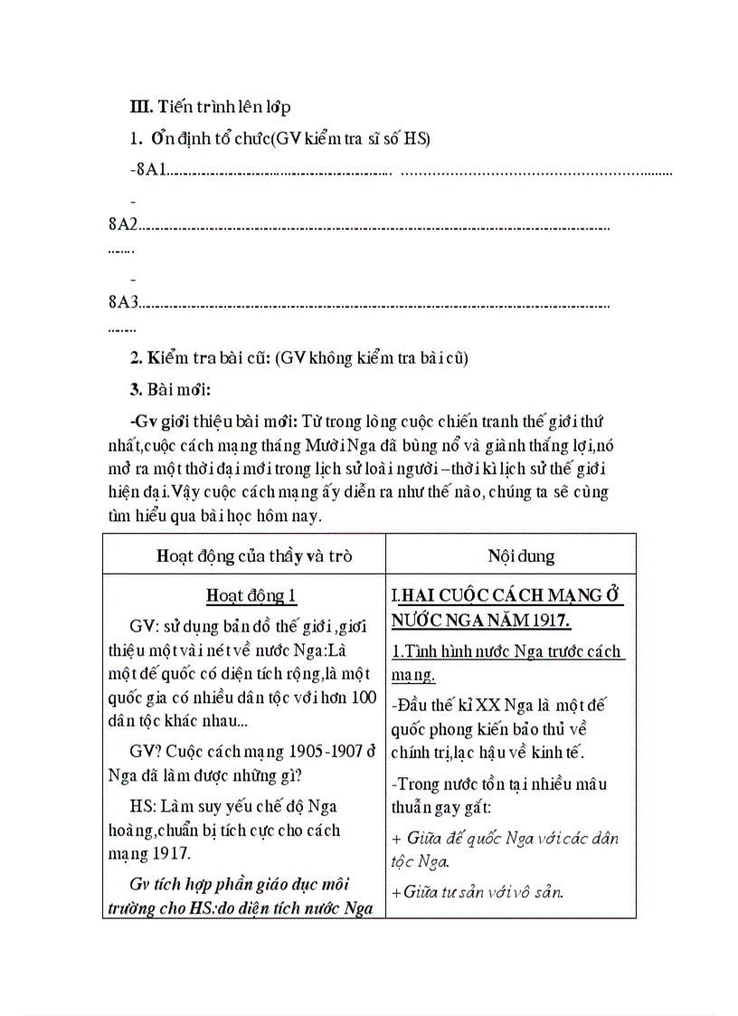 image for page Bài 15 sử 8 tiết 1