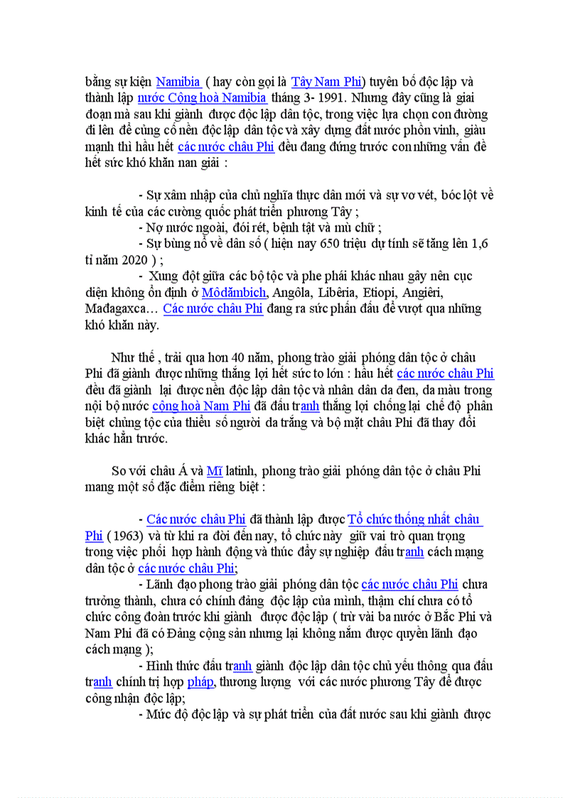 image for page Bài 6 CÁC NƯỚC CHÂU PHI