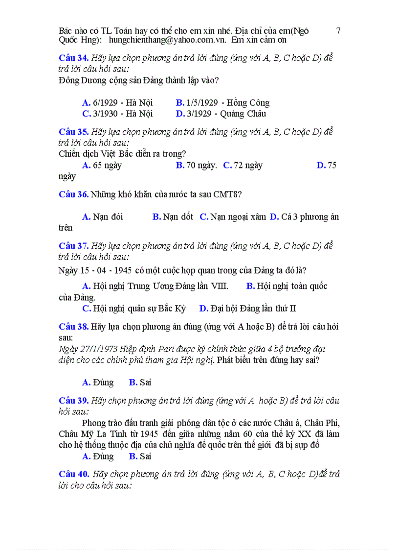 image for page Bài tập lịch sử lớp 9