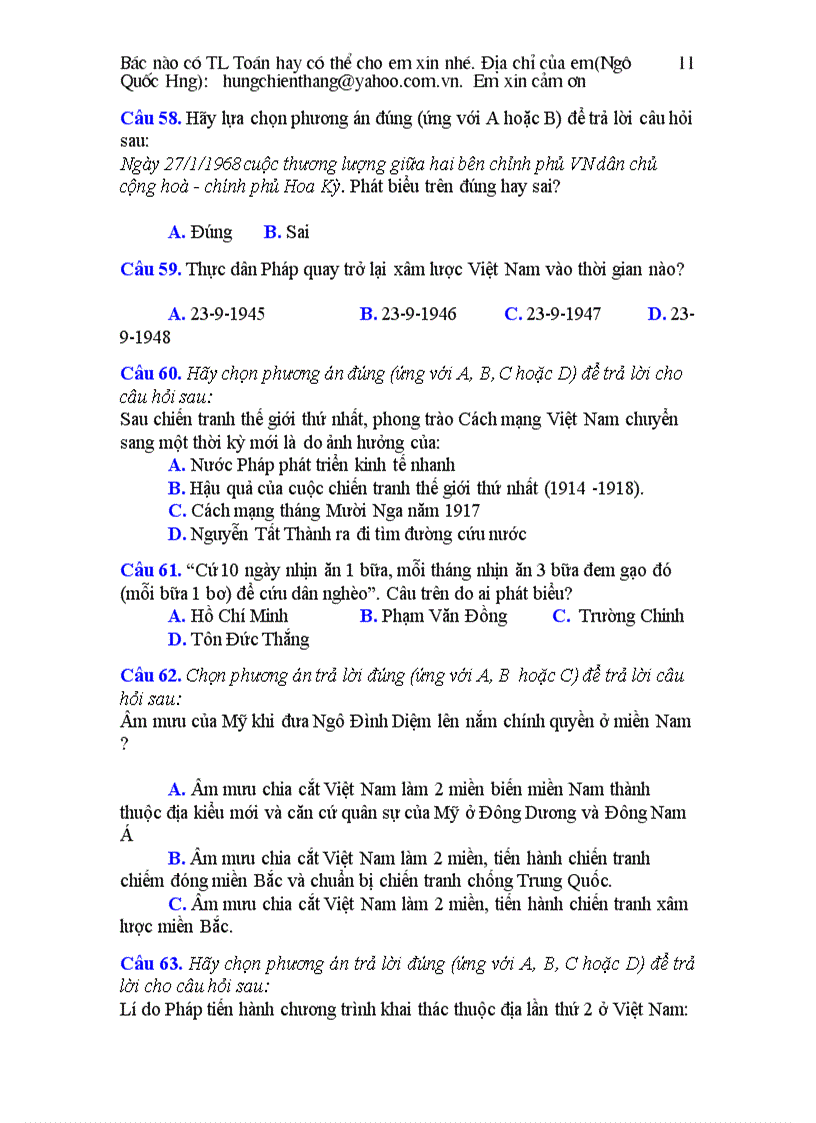 image for page Bài tập lịch sử lớp 9