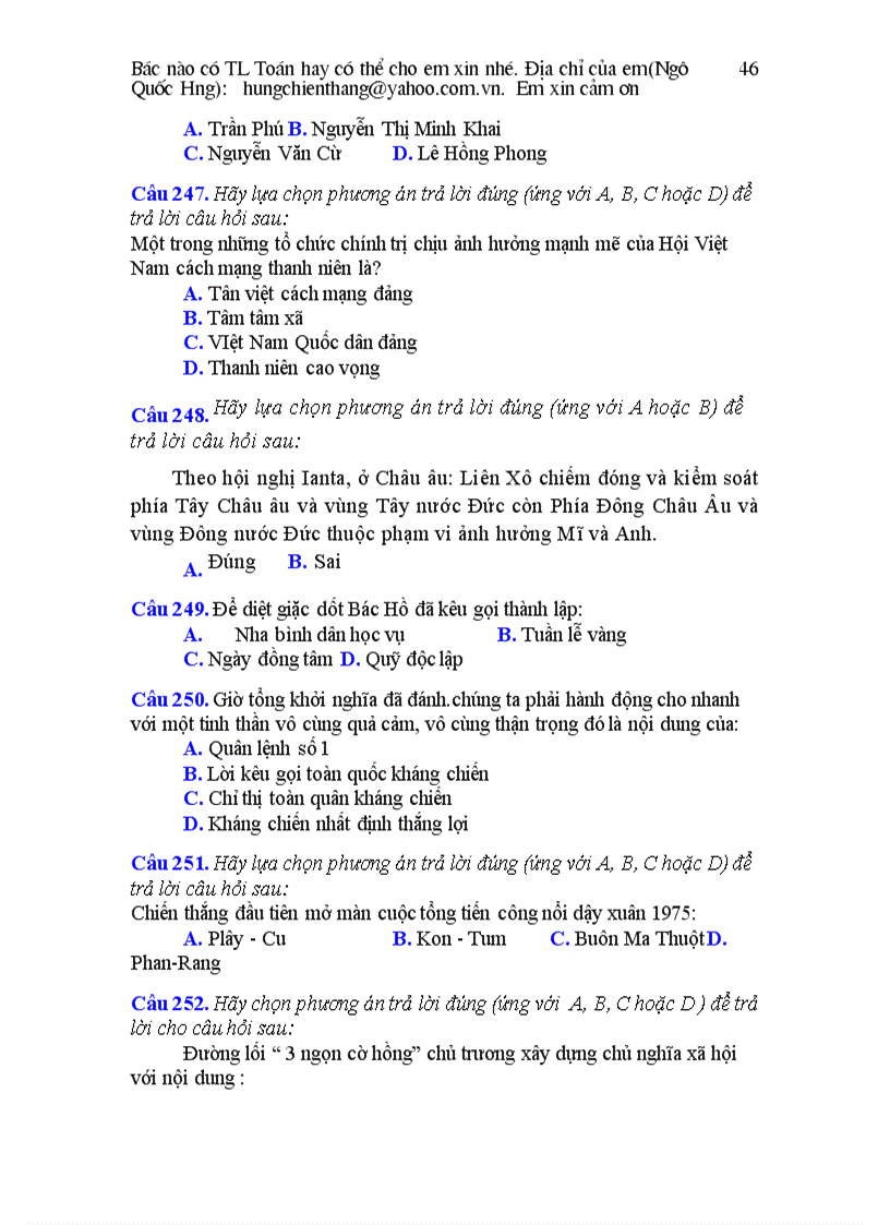 image for page Bài tập lịch sử lớp 9