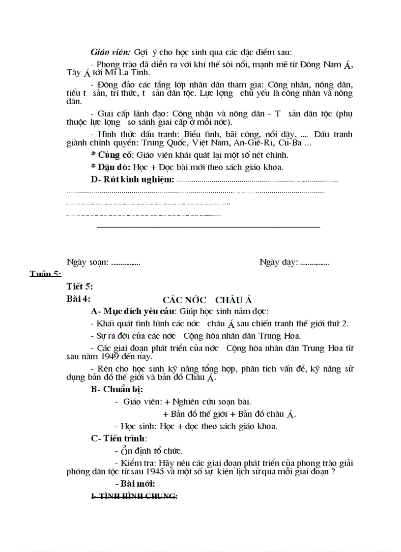 image for page Bộ giáo án Lịch Sử 9