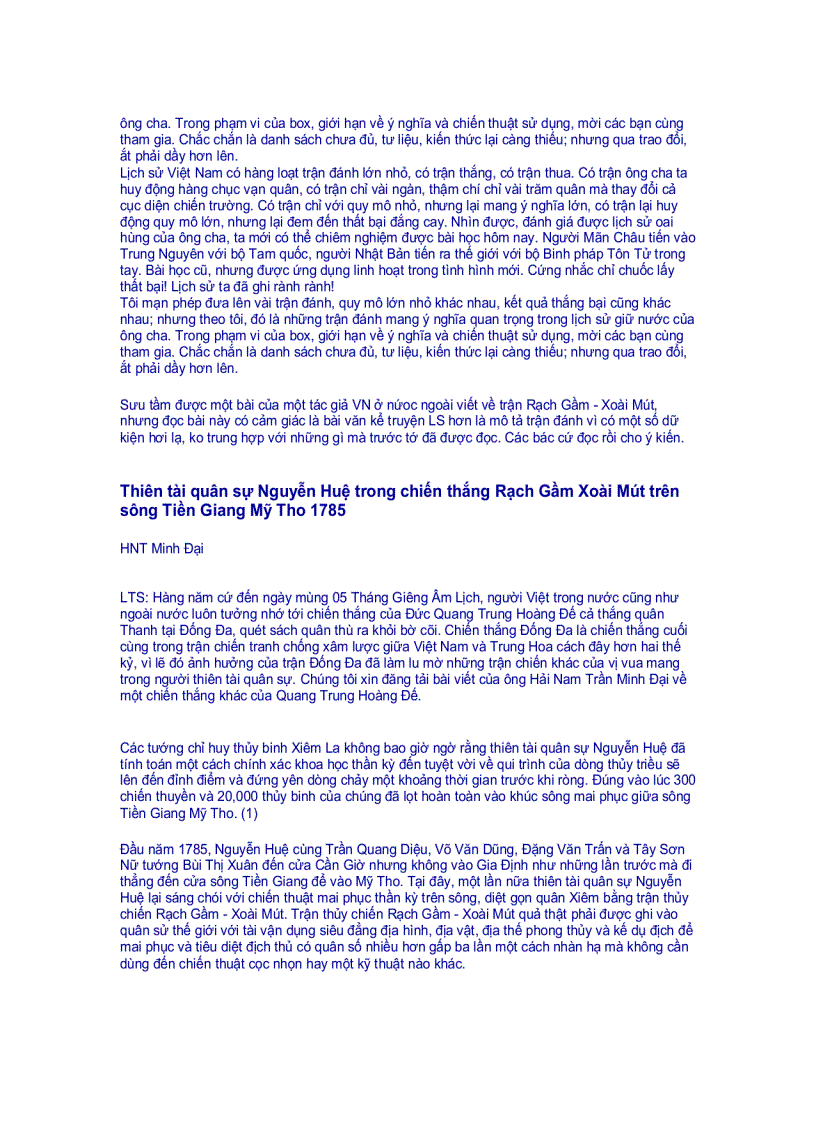 image for page Các trận đánh lớn trong lịch sử Việt Nam