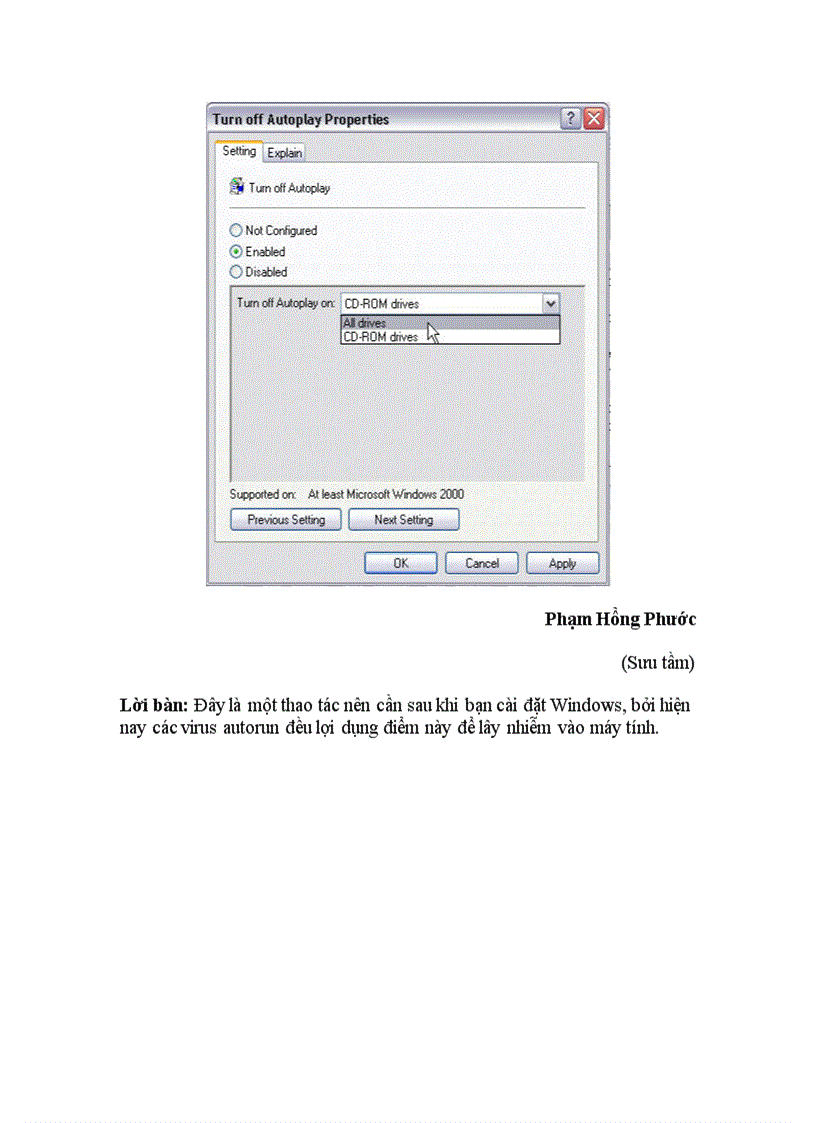 image for page Cách diệt virus autorun