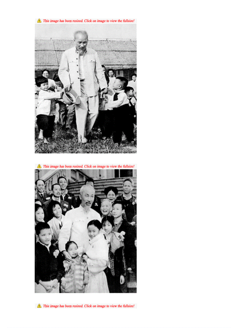 image for page Chùm ảnh về Bác Hồ