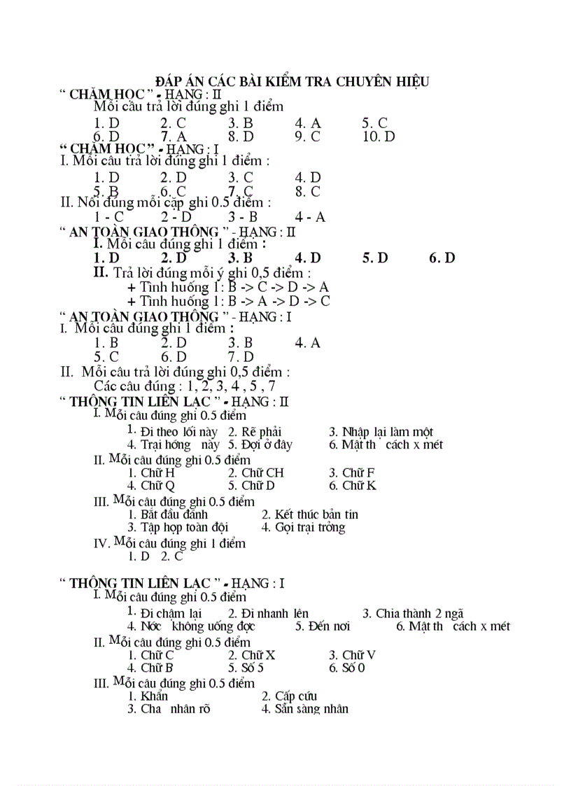 image for page Đáp án CT RLĐV