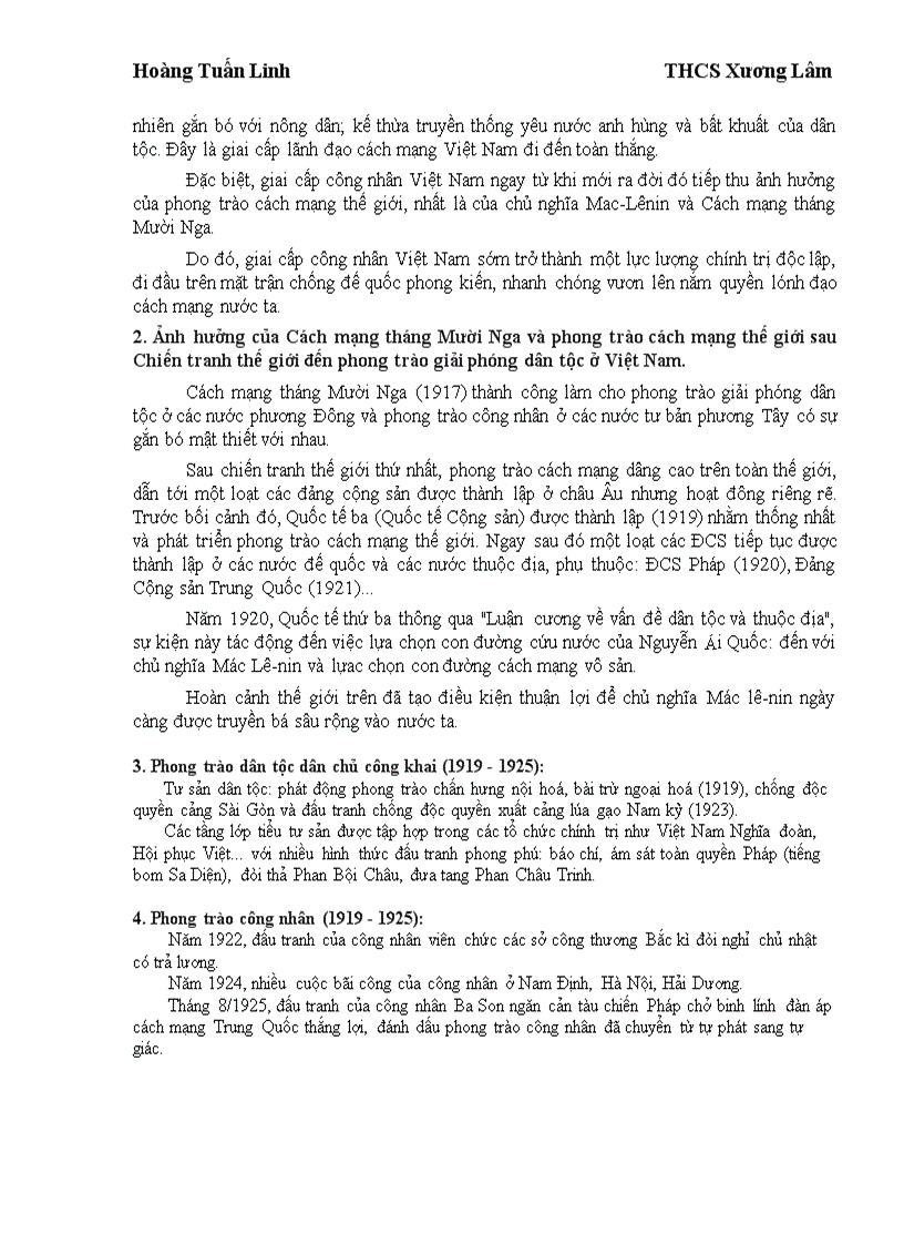 image for page Đề cương ôn thi học kỳ I