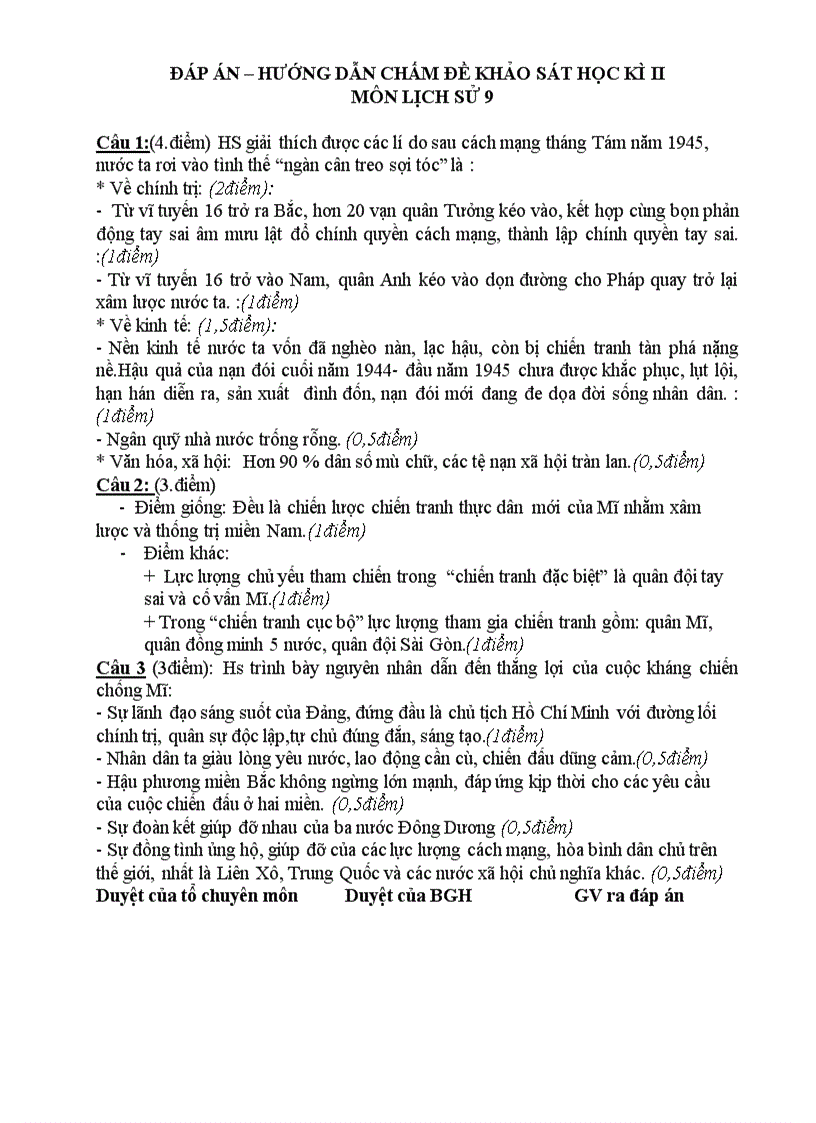 image for page Đề thi Sử 9 kì II