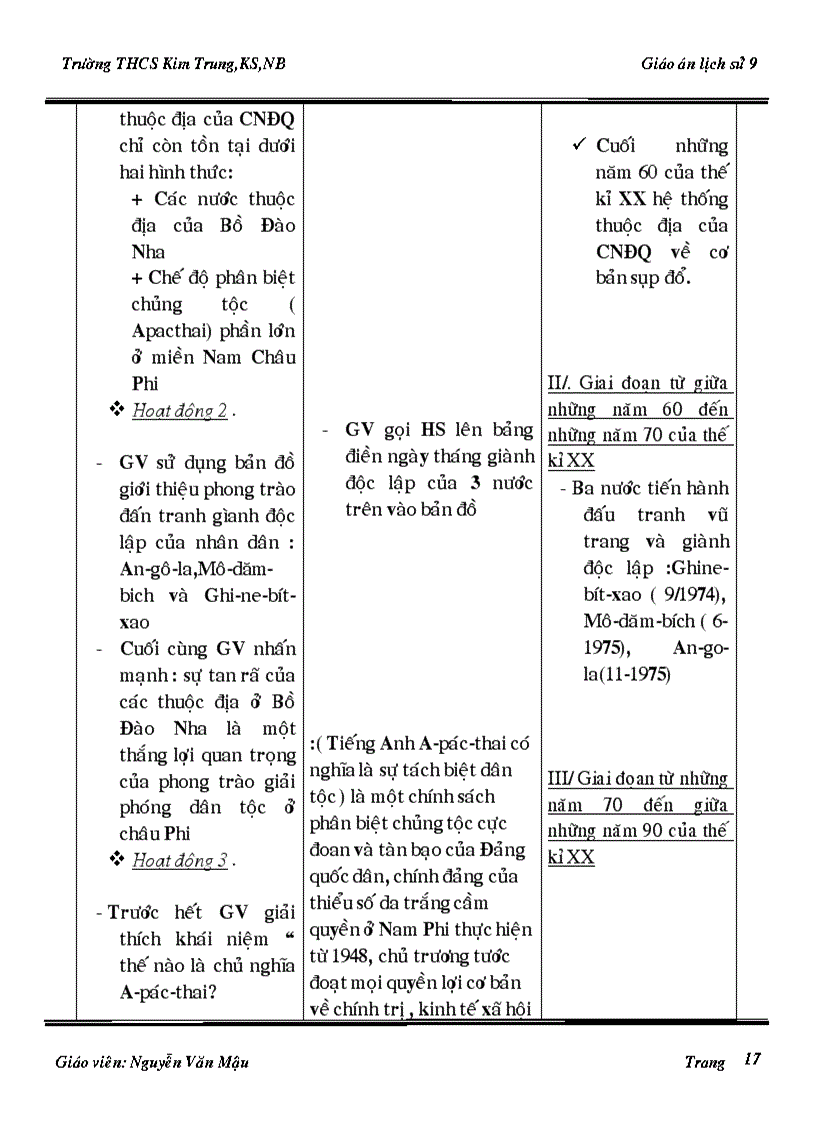 image for page Giao an Su 9 3 cot