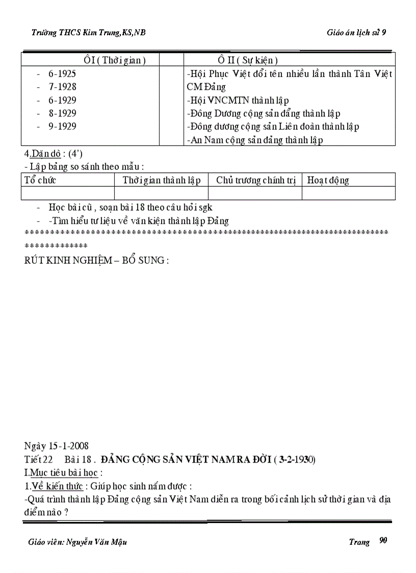 image for page Giao an Su 9 3 cot