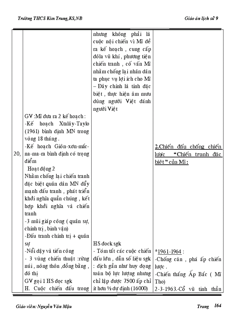 image for page Giao an Su 9 3 cot