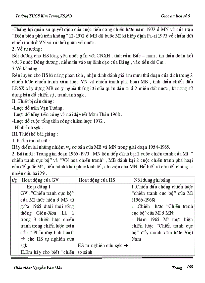 image for page Giao an Su 9 3 cot