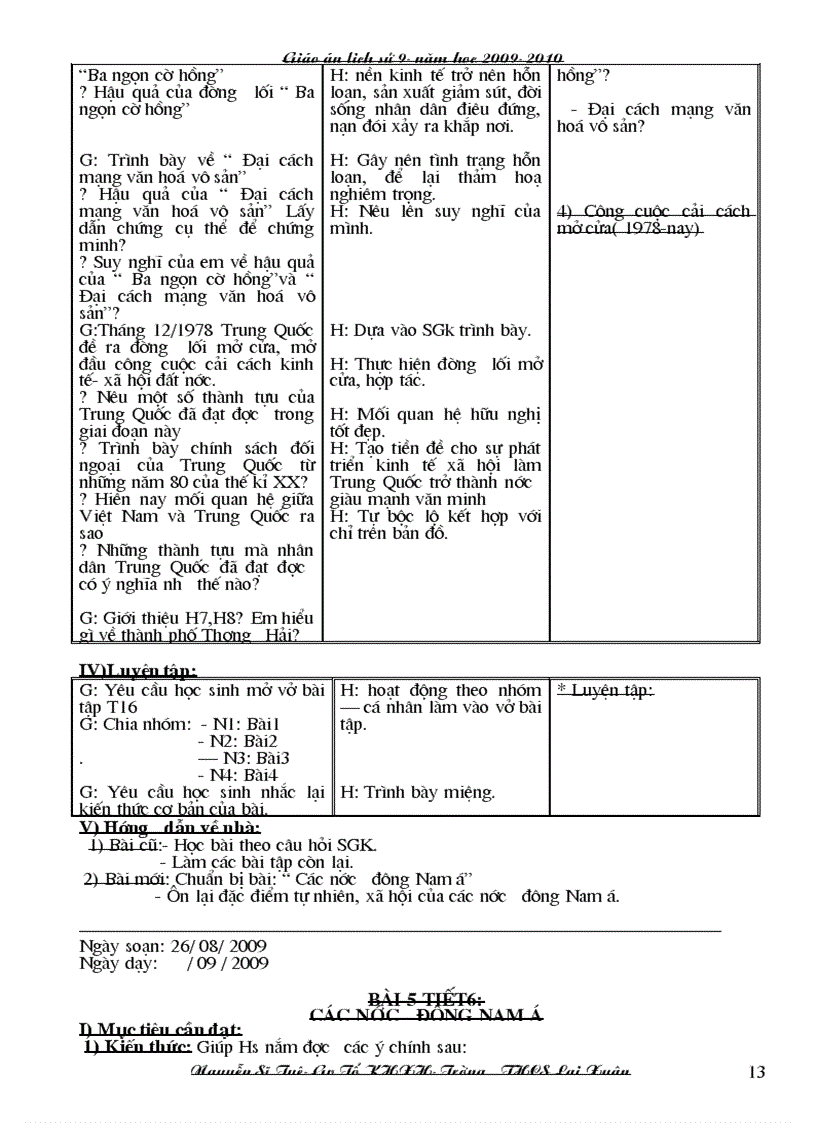 image for page Giao an su 9 3 cot 1