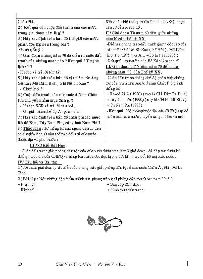 image for page Giao án sử9