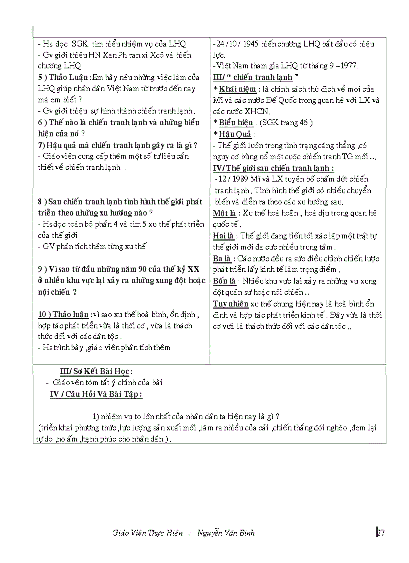 image for page Giao án sử9