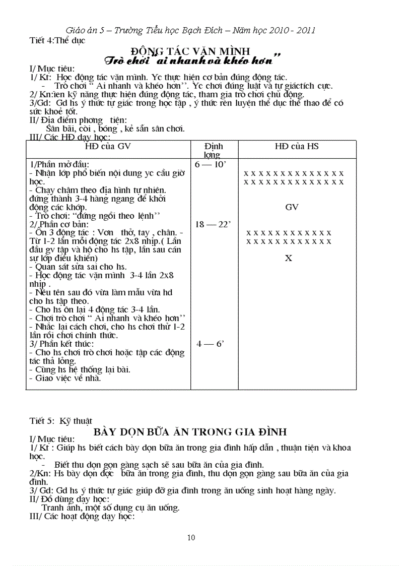 image for page Giáo án 5 Tuần 10 13