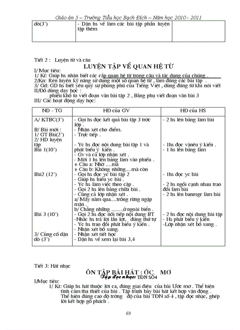 image for page Giáo án 5 Tuần 10 13