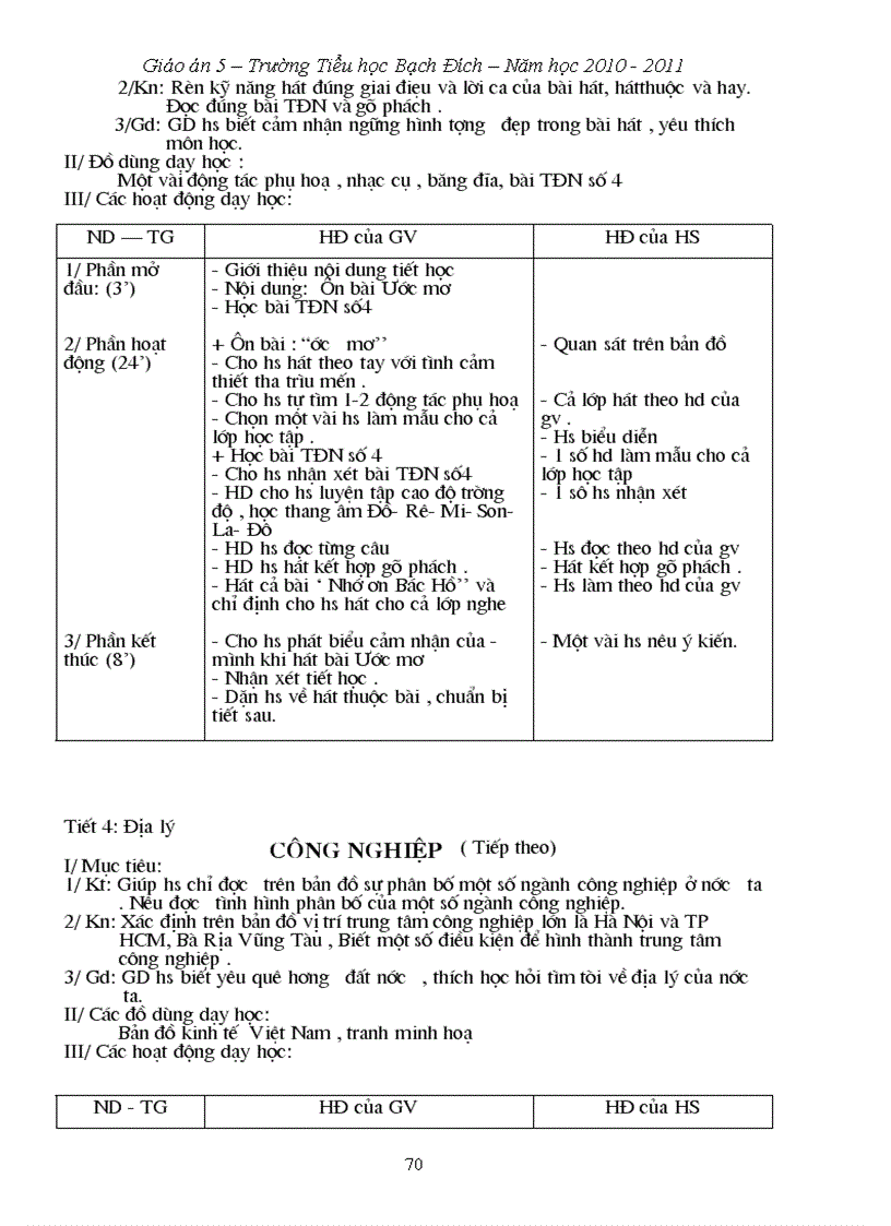 image for page Giáo án 5 Tuần 10 13