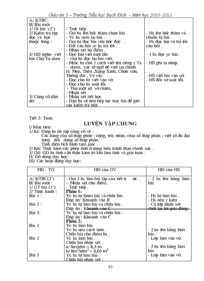 image for page Giáo án 5 Tuần 14 18