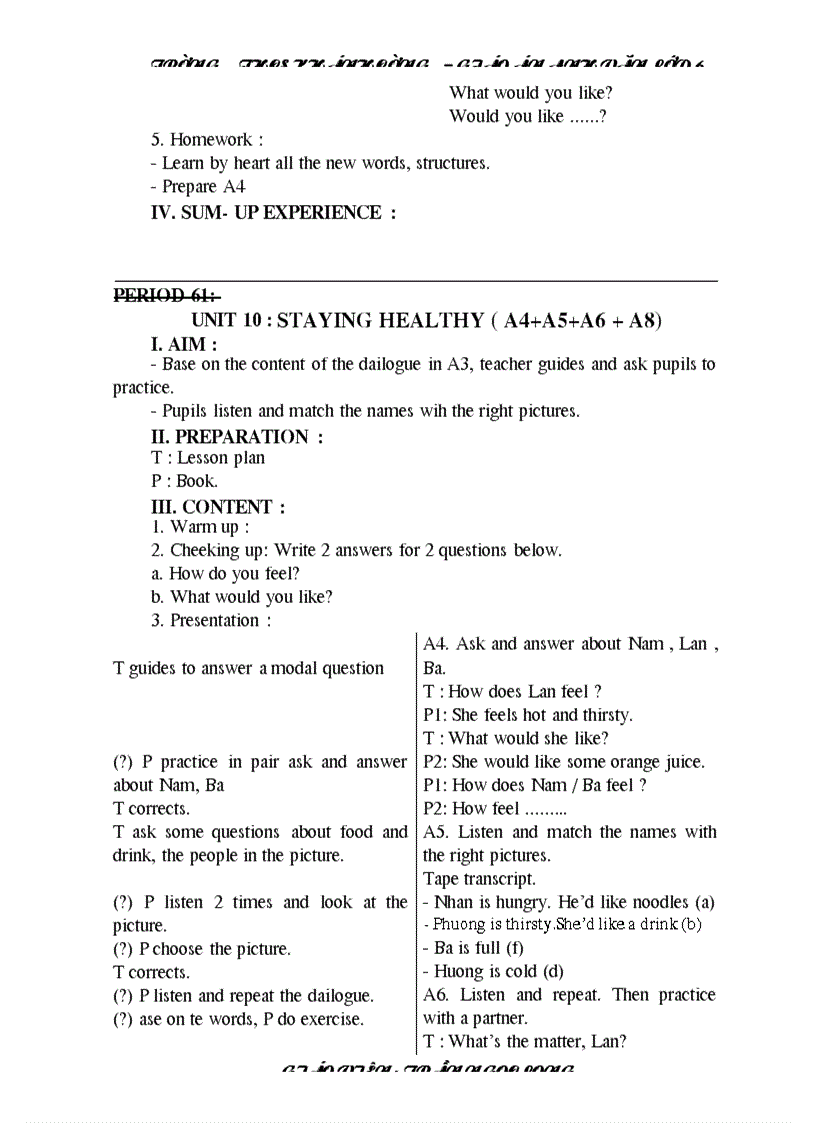 image for page Giao an anh lop 6