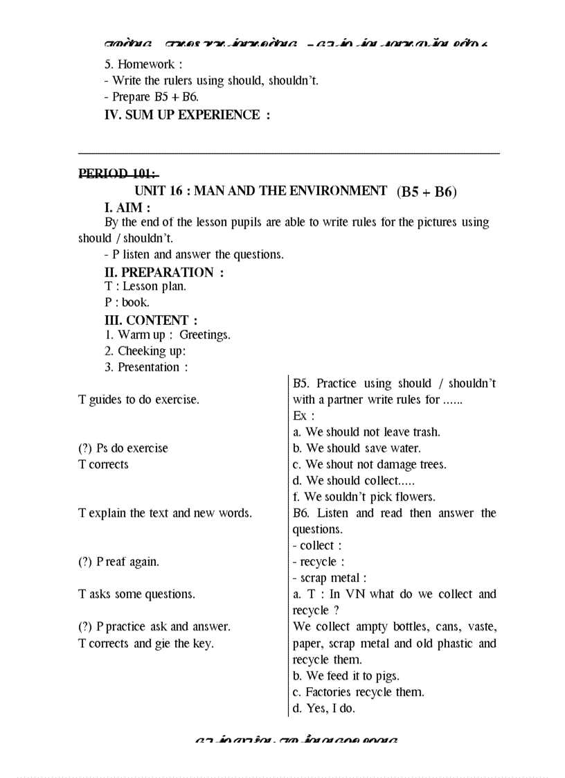 image for page Giao an anh lop 6