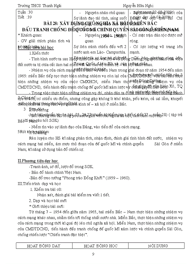 image for page Giáo án hay dể áp dụng