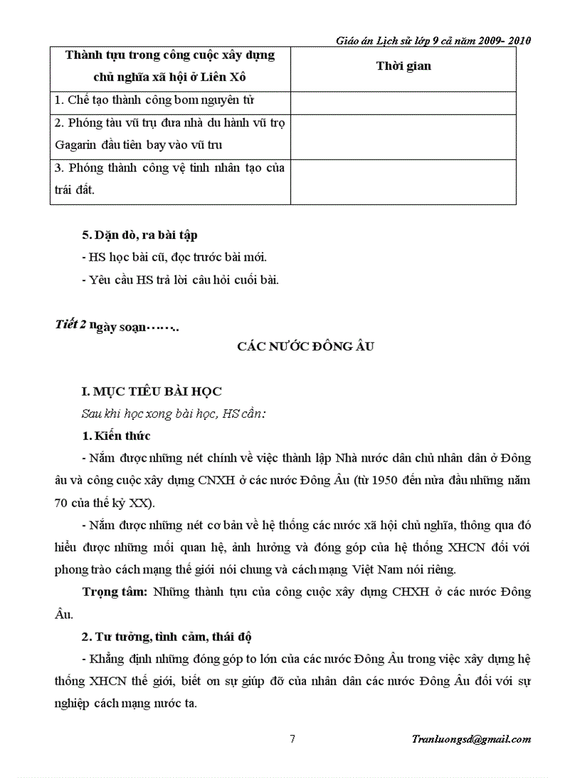 image for page Giáo án Lịch su 9 cả năm 2009 2010