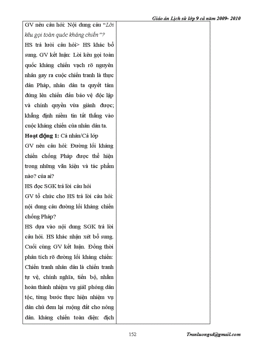 image for page Giáo án Lịch su 9 cả năm 2009 2010