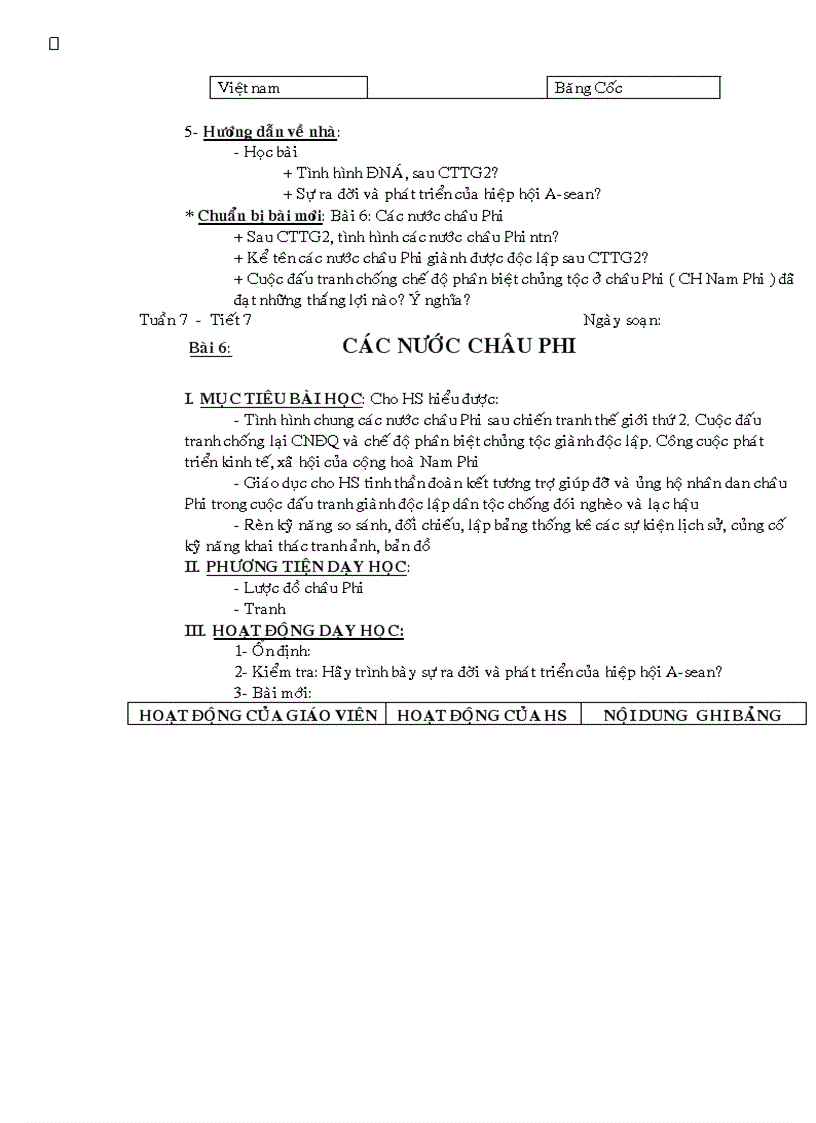 image for page Giáo án Lịch sử 9 cả năm 3 cột